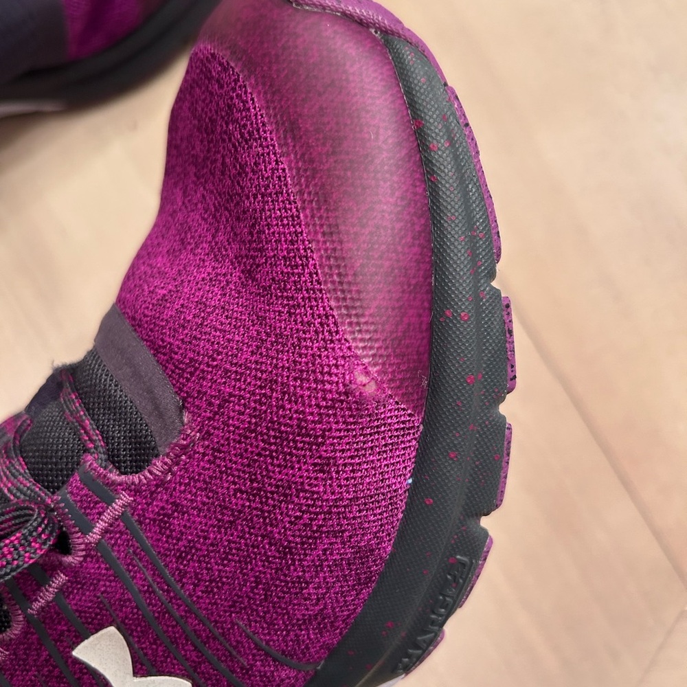 Under Armour Women's Bandit 2 Charged Purple and Black Sneakers size 9.5 - Picture 11 of 12